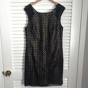 Phoebe Black & Gold Dress
